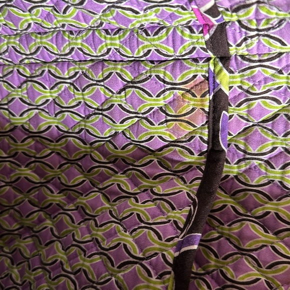 Large Vera Bradley brown and pink tote 💞 - Picture 11 of 11